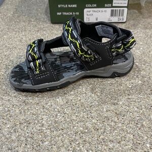 Stylish Black and Gray Kids Sandals